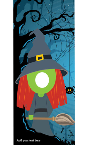 Witch Peeky PNG 1