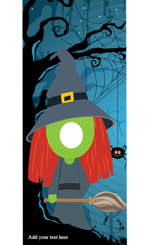 Witch Peeky PNG 1