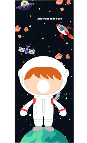 Child Astronaut 4 Peeky COMCHASTRFOUR